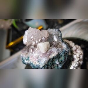 Amethyst Calcite Crystal Cluster